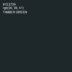 #1E2729 - Timber Green Color Image